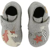 Living Kitzbühel Chaussons - Laine. Gris av. Licorne/Brillant - - 20 - Chaussons