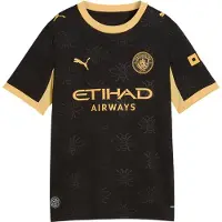 Puma Maillot de Football -Manchester City Extérieur 26/27 - Noir - - 6 ans (116) - Maillot de Football