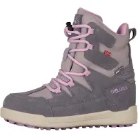 TROLLKIDS Bottes de neige 'Finnmark' gris argenté / rosé