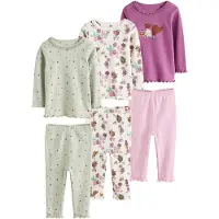 Next Pyjama écru / turquoise / menthe / violet