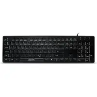 Logilink ID0138 Beleuchtete Tastatur , USB 1.1,LED Regenbogenbeleuch