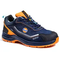 Sparco 07538GUBMAF Indy Gulf Meteor S1PS ESD, chaussures bleues et orange, taille 45