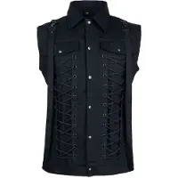 Vixxsin Veste Sans Manches Gothic de - Nolen - Débardeur - XL - XXL - pour Homme - noir - Taille XL