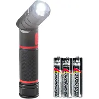 Wiha 41286 Lampe De Poche - Avec Lumière LED, Laser Et UV - Avec 3 Piles AAA