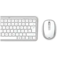 Hama 173062 WKM-500 Ensemble clavier-souris sans fil blanc