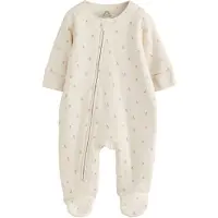 Next Pyjama écru / chocolat / rose ancienne