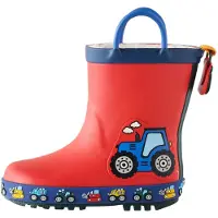 Next Bottes en caoutchouc bleu marine / jaune / rouge vif / noir