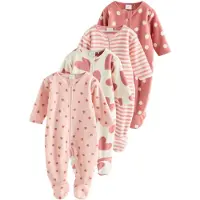 Next Pyjama rose / pitaya / blanc naturel