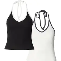 Urban Classics Haut bleu marine / noir / blanc cassé