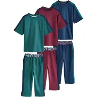 Next Pyjama bleu marine / émeraude / bourgogne