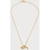 Juicy Couture Chaîne 'Heart & J Charm Pendant' or