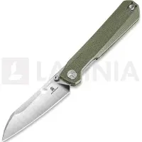 Bestechman Couteau pliant Curvee - Satin & Stonewash - G10, vert