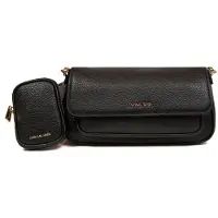 Michael Kors Sac à bandoulière 'Jet Set Travel Small Flap Crossbody With Tech Attachment' noir