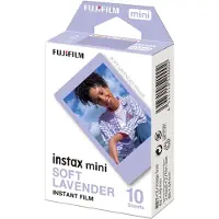Fujifilm Instax mini film soft lavender (10 vel) - (4,6 cm x 6,2 cm) - Papier photo