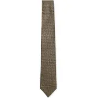 BOSS Cravate en jacquard à chevrons de pure soie italienne