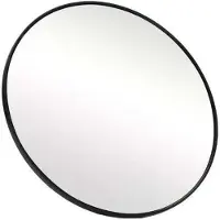 INF Miroir de Maquillage Grossissant 20x - Miroir Cosmétique Portable Noir à Ventouses