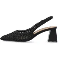 Bianco Escarpins à bride arrière 'MARALYN ' noir