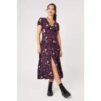 Hell Bunny Robe mi-longue Rockabilly de - DEADLY BOUQUET DRESS - XS - 4XL - pour Femme - multicolore - Taille 3XL