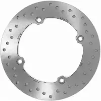 Perftec Disque De Frein Arrière Pour Moto Honda 1000 Xl V Varadero 1999 À 2002 Ø256x144.4x5mm / Ar Neuf