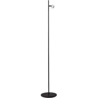 Masterlight Lampe de pied Talana noir avec du nickel