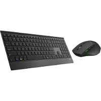 Rapoo 9500M - Ensemble clavier et souris - sans fil - 2.4 GHz, Bluetooth 4.0, Bluetooth 3.0 - QWERTZ - allemand