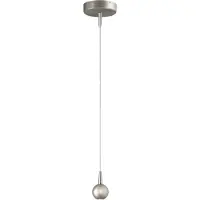 Masterlight Lampe suspendue Talana nickel Ø 6cm
