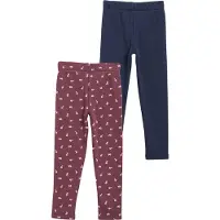 s.Oliver Leggings bleu marine / bordeaux