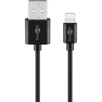 Goobay Câble de chargement et de synchronisation USB Lightning, 1 m