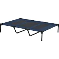 PawHut Lit pour chien lit pour chien place de couchage banc pour chien panier pour chien lit pour animaux 122 x 92 x 23 cm D04-069