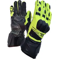 MUGENRACE Linea Sport Gants Noir Jaune Néon Taille XL