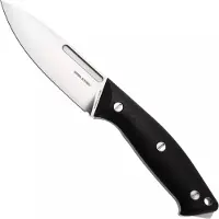 Real Steel Gardarik 3739, Satin Elmax, Black G10 couteau fixe, Ivan Braginets design