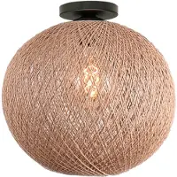 Masterlight Lampe de plafond Corda Rotin Ø 30cm