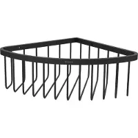 Deante - Panière de douche d'angle, couleur jasmin nero
