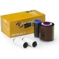 Zebra Technologies Zebra TrueColours ix Series YMCKOK - 1 - couleur (jaune, magenta, cyan, noir, transparent, noir) - cassette à ruban d'impression
