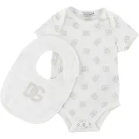 Dolce&Gabbana Boîte Cadeau - Bavoir Bandana/Body m/c - Logo Be - - 6-9 mois - Body M/C