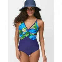 C&City Maillot de bain indigo / azur / jaune pastel / vert