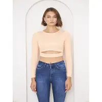 WOMAN VISION T-shirt pêche