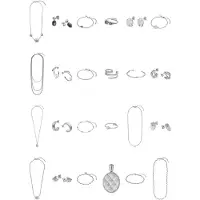 Purelei Parure de bijoux ' 2026 ' argent