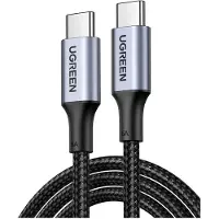 UGREEN USB-C till USB-C snabbladdningskabel 5A Pd, 0,5M - Rymdgrå