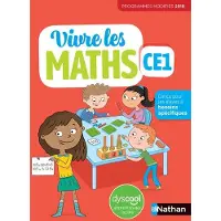 Nathan Vivre les maths - Fichier élève DYS CE1 - 2020