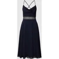 Vera Mont Robe de cocktail ' ' marine