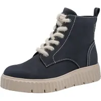 Tamaris Bottines à lacets bleu nuit