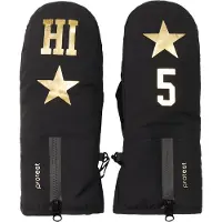 Protest Right Mittens Noir S Femme