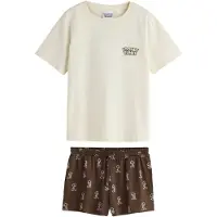 Next Shorty écru / bleu denim / marron / jaune