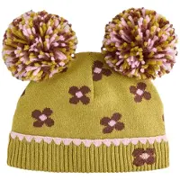 Next Bonnet chocolat / kiwi / rose