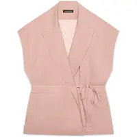 Fiorella Rubino Gilet de costume rose