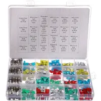 Sixtol Ensemble de fusibles à lame et en verre pour automobile MECHANIC FUSE SET 215