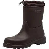 Tamaris Bottes en caoutchouc brun foncé