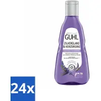 Guhl - Shampooing - Brillance argentée & soin - 250 ml - Pack avantage - 24 pièces