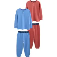 Next Pyjama bleu clair / rouge cerise